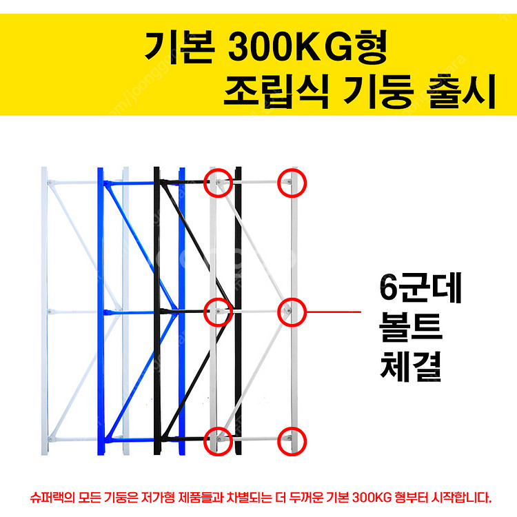최저가 슈퍼랙 조립식 창고 선반 앵글선반 철제선반 틈새...--5