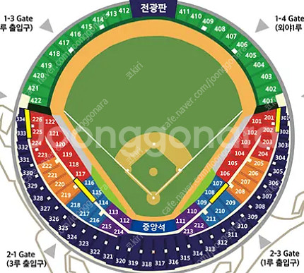 6월 29일 일요일 기아 타이거즈 VS LG 3루 명당...--0