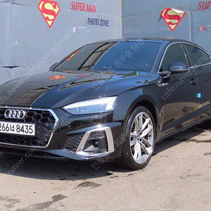 아우디 A5 중고차 아우디 중고 검정색 2020년식 40 TDI 콰트로 프리미엄 스포트백 수원중고차