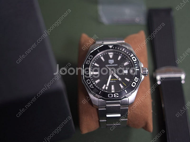 태그호이어 아쿠아레이서 300 쿼츠 43mm--1