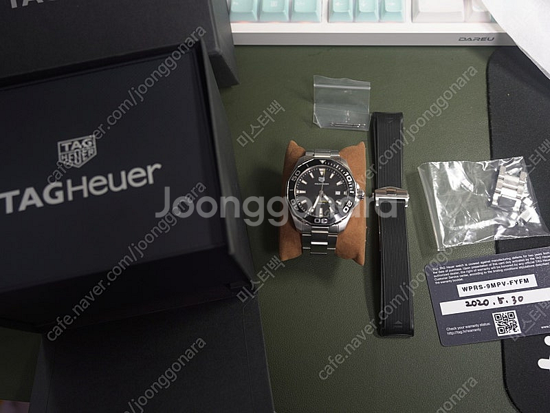태그호이어 아쿠아레이서 300 쿼츠 43mm--0