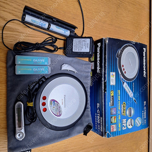 파나소닉 워크맨 CDP, CD플레이어 SL-CT800 실버/블랙 투톤 풀박스 파나속닉ㅍ판매
