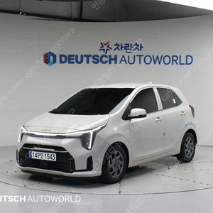 모닝 중고 모닝 더 뉴 모닝 흰색 2024년식 15,629km 1.0 가솔린 시그니처 중고차카페