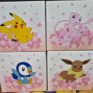 롯데리아 포켓몬 워터볼 오뚝이 4종 세트 (일괄)