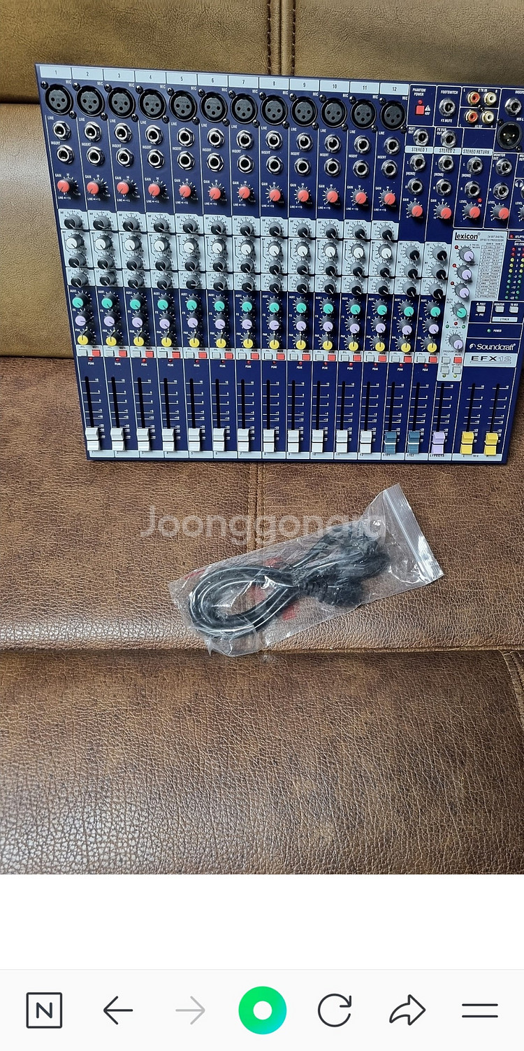 사운드크래프트 EFX-12 음향믹서.콘솔/새상품--8