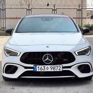 벤츠 CLA 중고 벤츠 CLA클래스 중고 흰색 2020년식 AMG CLA 45 S 4MATIC+ 침수차 안심보상