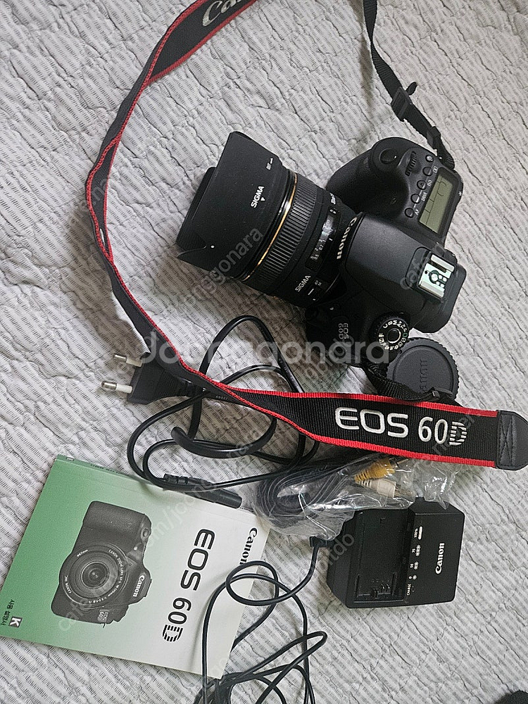 캐논 60d 및 시그마 삼식이 렌즈 판매합니다.--0