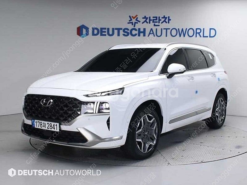 싼타페 중고 가격 중고 싼타페 더 뉴 싼타페 하이브리드 중고 흰색 2023년식 13,412km 1.6 2WD 캘리그...--0