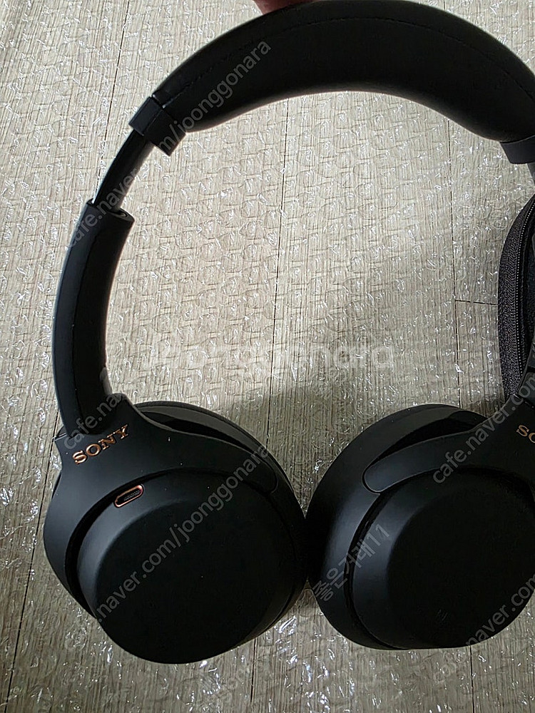 (거의새거)소니 WH-1000XM4 헤드폰 블랙--4
