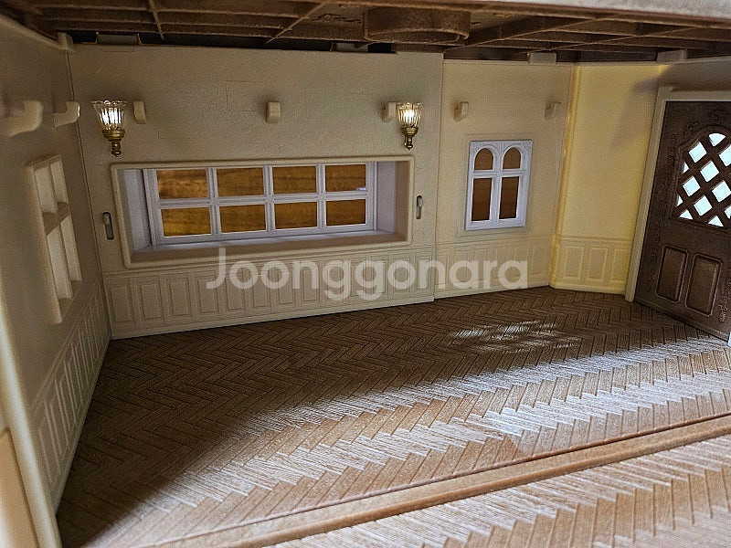 실바니안 비밀다락 이층집+허스키소녀인형--5