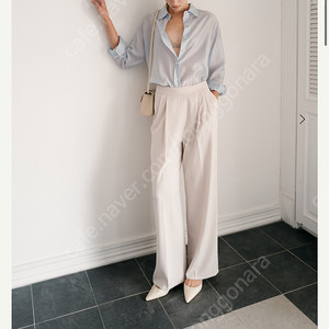 시에sie 아방 와이드 트라우저 슬랙스