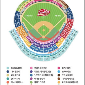 6.29(일) SSGvs한화 3루 2연석, 4층 4연석