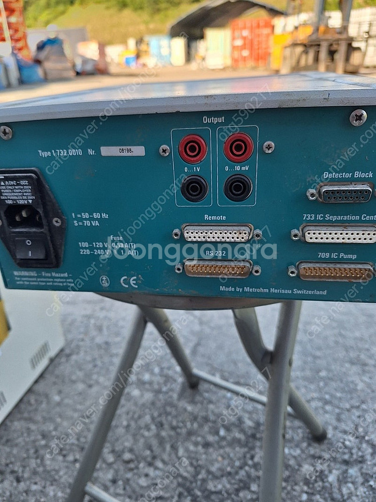 Metrohm 732 IC Detector 이온 크로마...--2