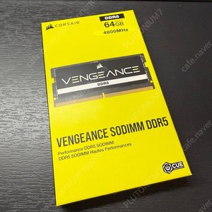 노트북 메모리 커세어 DDR-5-4800 64GB (2X32GB)