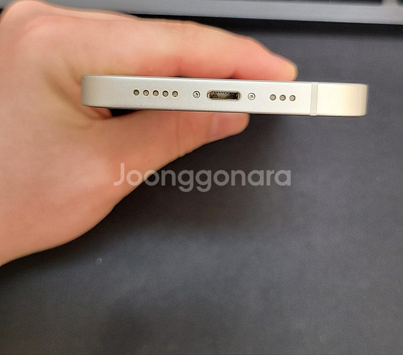 아이폰14 화이트 128GB 상태좋은 중고45만팝니다.--5