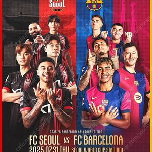 FC서울 vs FC바르셀로나 내한 경기 프리미엄 티켓 2/4연석