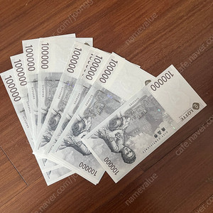 롯데백화점 증정용 100만원