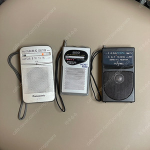 파나소닉 포함 일본브랜드 FM AM 라디오 3대 일괄 작동잘됨