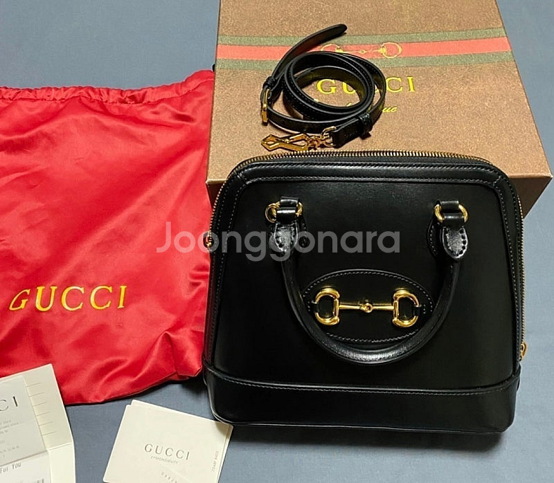 GUCCI 구찌 홀스빗 스몰 탑핸들 백 루이비통 페라가...--1