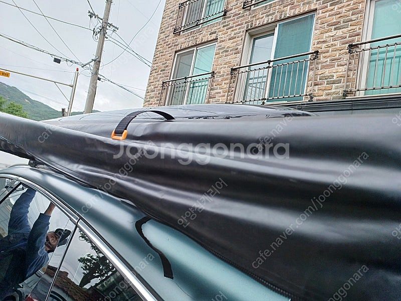 툴레 하프로 팩라인 코토 일체형 루프박스 루프탑텐트 가...--7