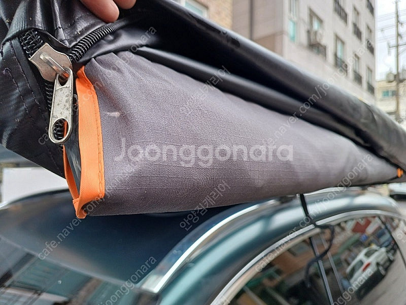 툴레 하프로 팩라인 코토 일체형 루프박스 루프탑텐트 가...--5