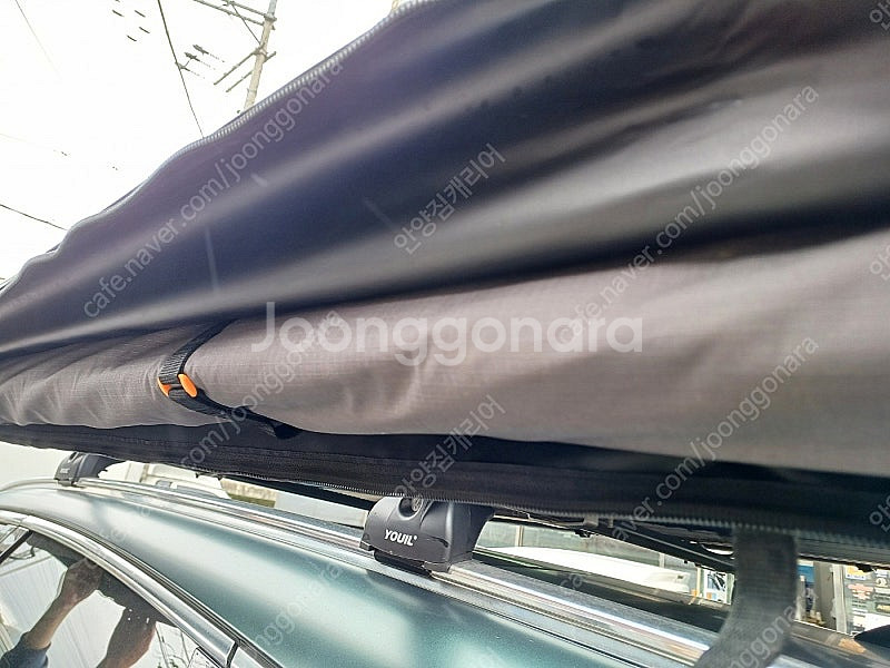 툴레 하프로 팩라인 코토 일체형 루프박스 루프탑텐트 가...--8