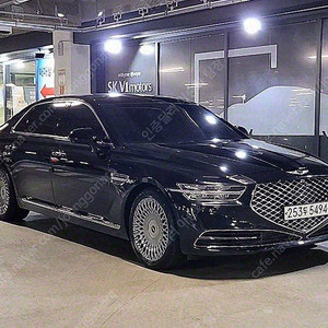 90,926 km 제네시스 G90 중고 제네시스 중고 3.3 T AWD 프리미엄 럭셔리 최저가 중고차 중고리스할부 검정색