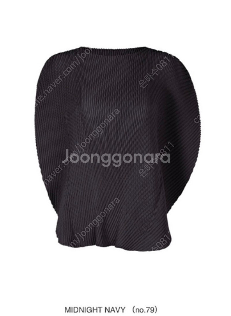 이세이미야케 오비큘러 반팔탑--0