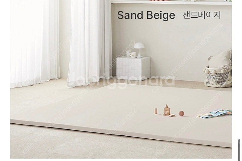알집매트 더블풀커버 200x280 샌드베이지 새상품--3