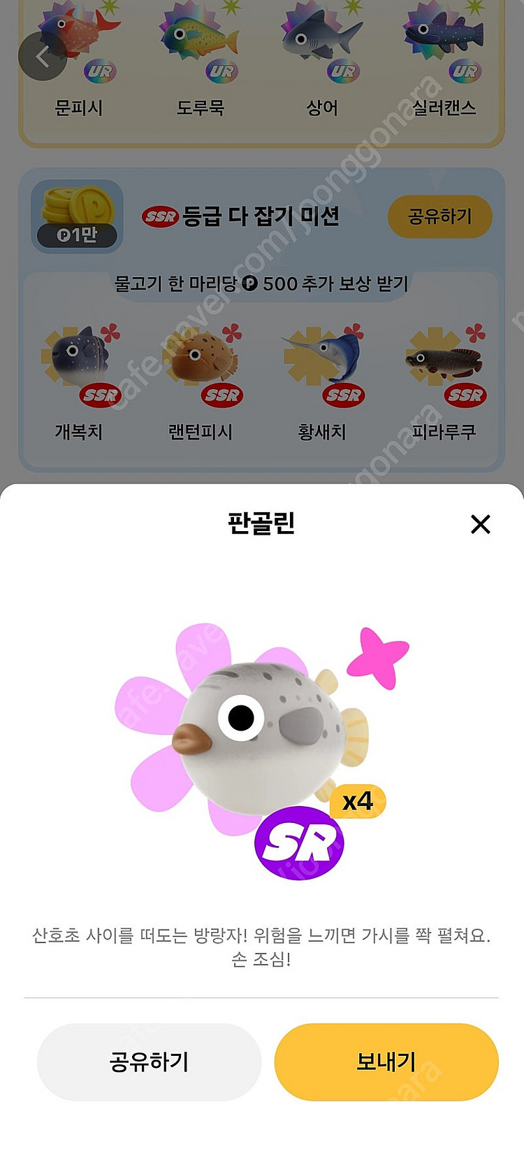 틱톡라이트 낚시 sr 참다랑어,판골린 500원 판매합니...--0