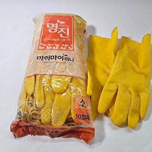명진미니고무장갑 10켤레
