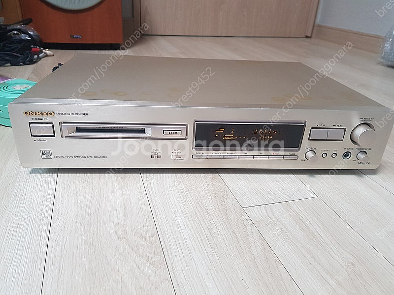 온쿄 MD-124 MD 미니디스크 녹음,재생,데크팝니다...--0