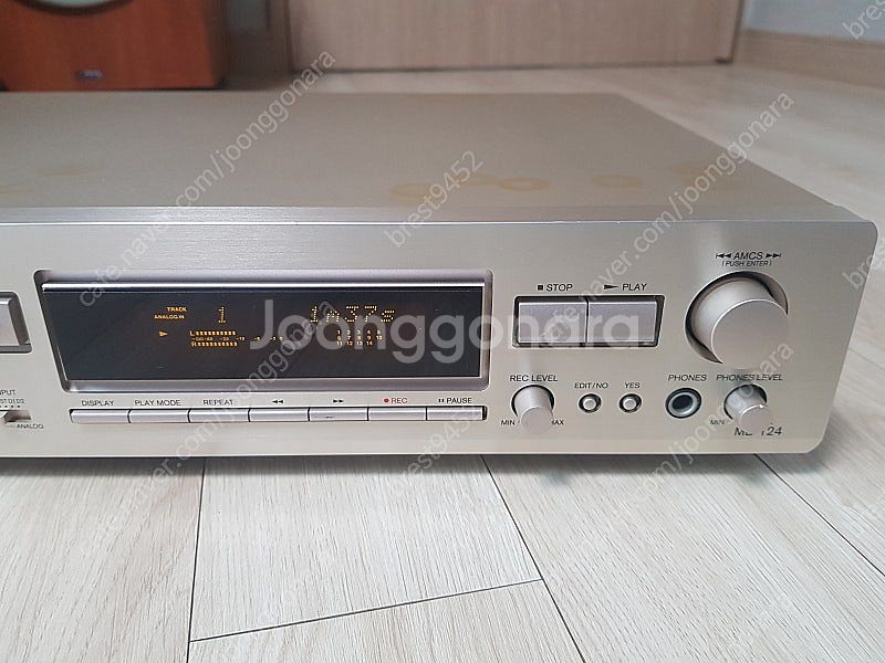온쿄 MD-124 MD 미니디스크 녹음,재생,데크팝니다...--2