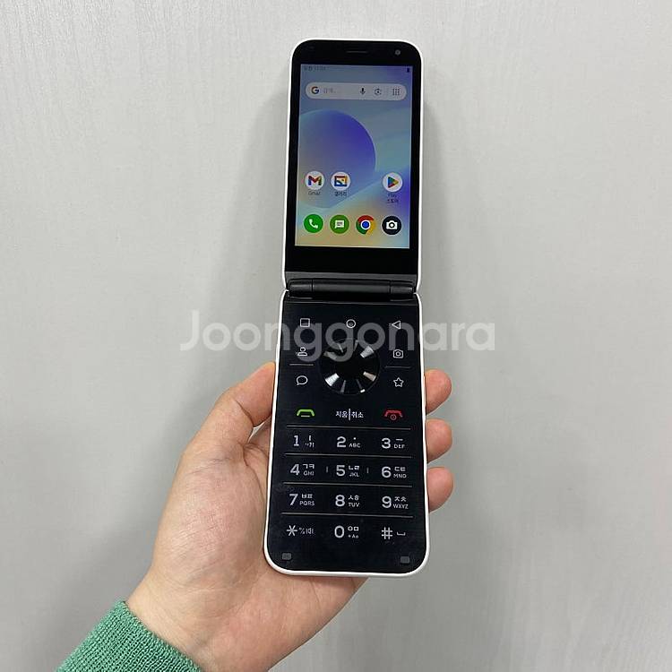 91087 A급. 스타일폴더폰 화이트 팝니다 7만원--0