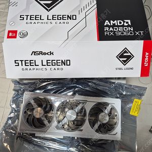Asrock steel legend RX 9060 XT 8GB 민트