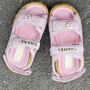 거의새것 샤넬 벨크로 샌들 36