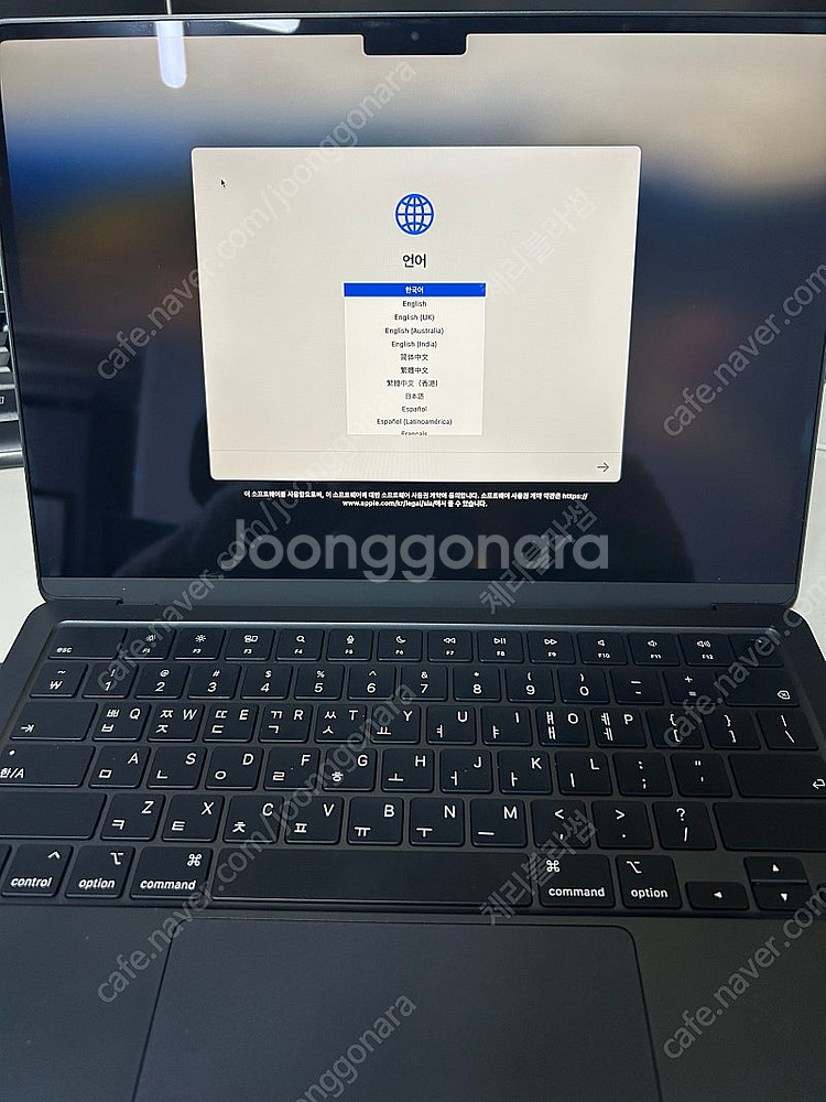 애플 맥북 에어 13 M3 미드나이트 256G SS급 ...--3