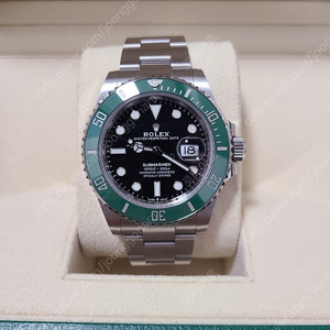 Rolex 로렉스 23년식 서브마리너 그린 스타벅스 판매