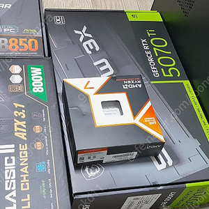 라이젠 9800x3d b850m 박격포 5070ti 팔아요 국내정품 박스o 5070 ti 팔아요