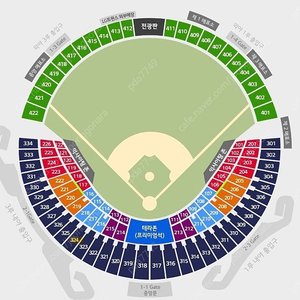 7월 6일 두산베어스 vs kt 3루 324구역 2자리 연석 양도합니다