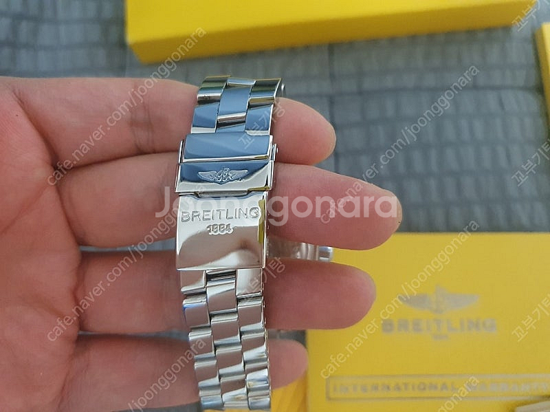 정품 브라이틀링 a73380 콜트 크로노 41 mm 판...--4