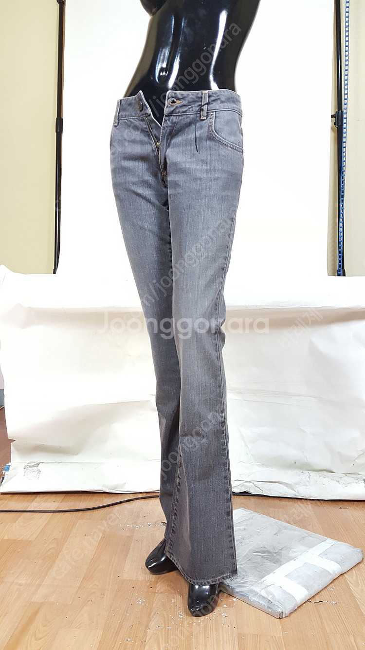 로베르토 까발리 블루블랙 세미나팔 여성 청바지 정품 로베르토 까발리--1