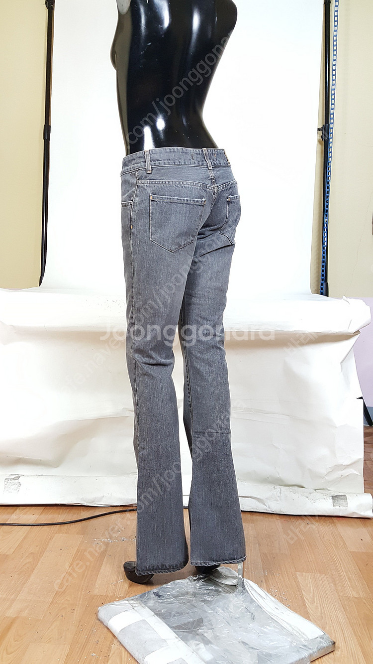 로베르토 까발리 블루블랙 세미나팔 여성 청바지 정품 로베르토 까발리--2