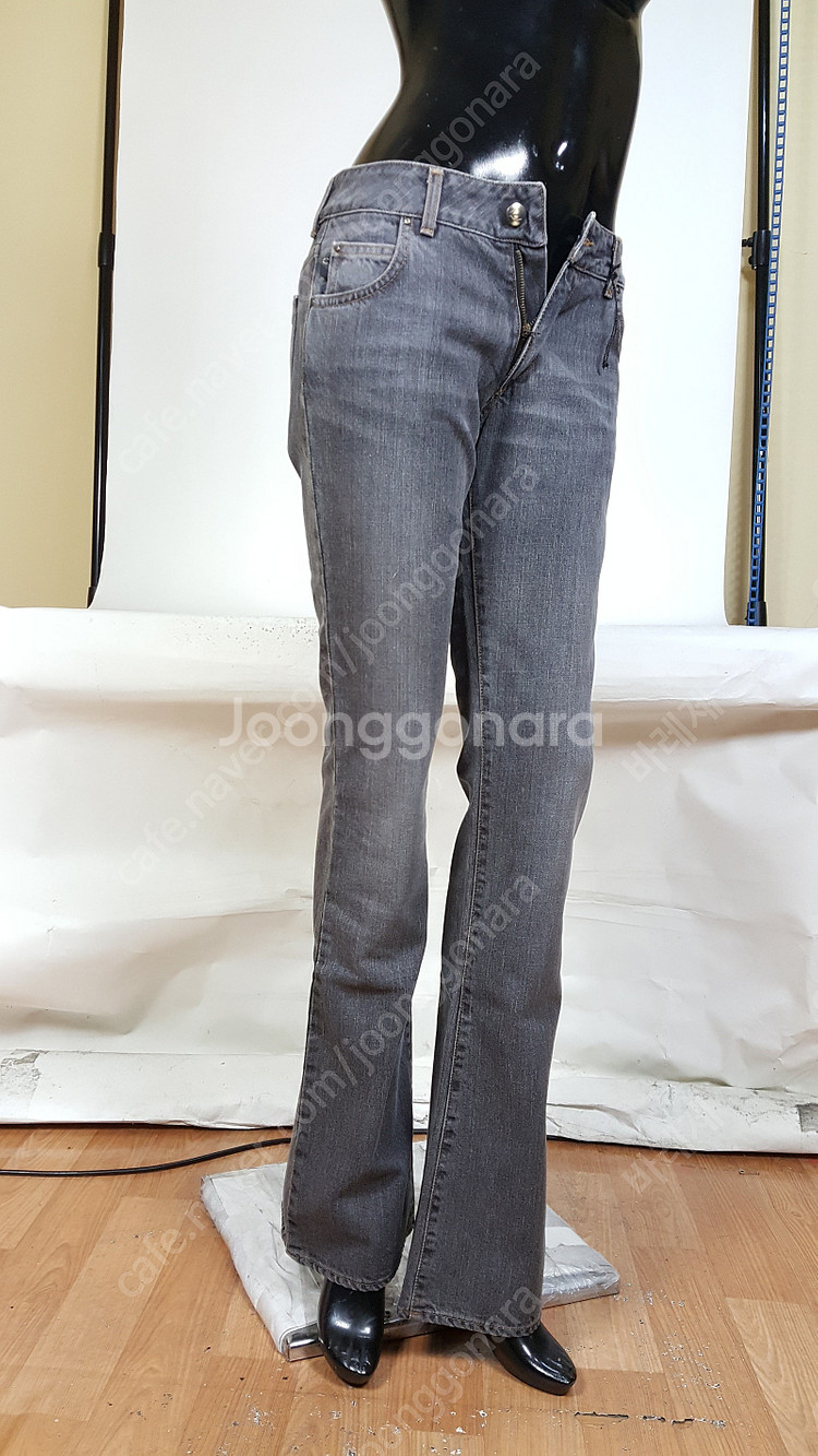 로베르토 까발리 블루블랙 세미나팔 여성 청바지 정품 로베르토 까발리--5