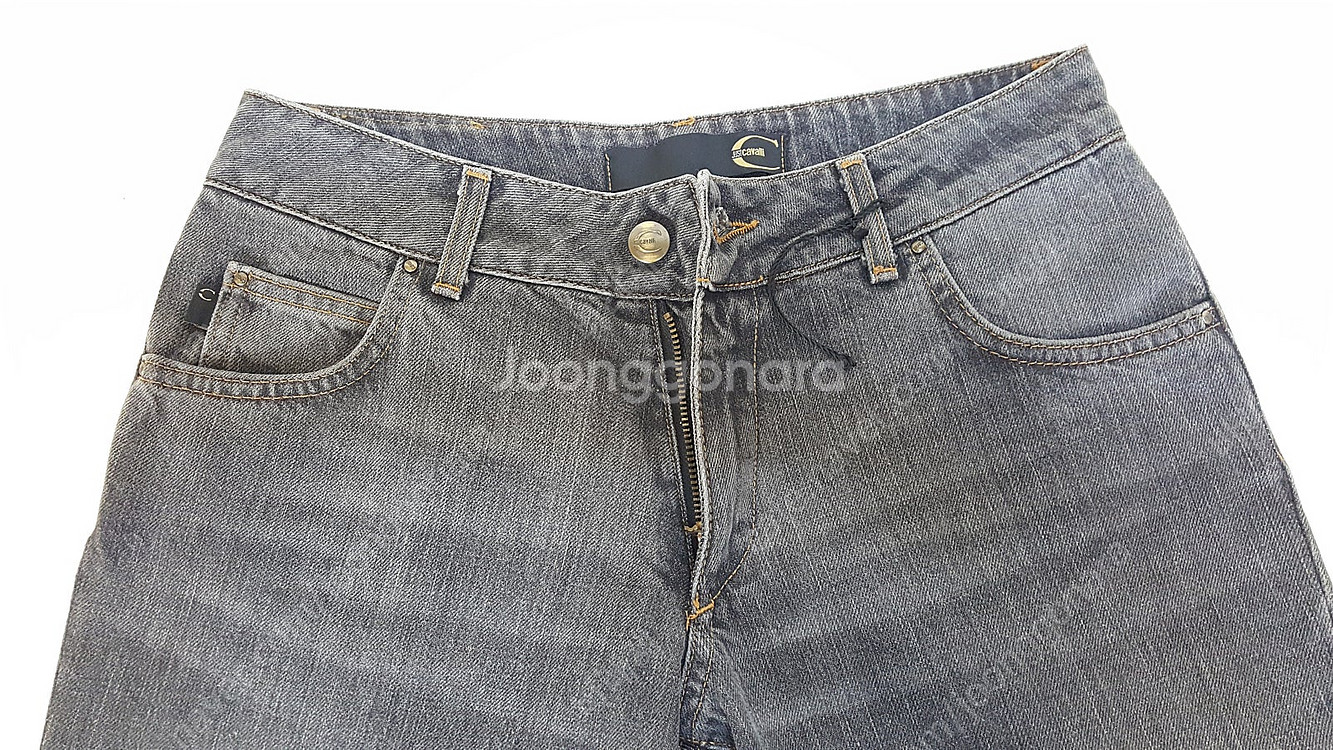 로베르토 까발리 블루블랙 세미나팔 여성 청바지 정품 로베르토 까발리--6