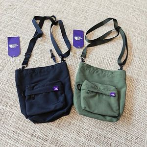 좌쓰 The North Face Purple Label Mountain Wind Multi Bag 노스페이스 퍼플라벨 마운틴 윈드 멀티백 올리브, 블랙