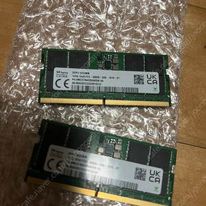 노트북용 하이닉스 DDR5 5600 16GB x 2