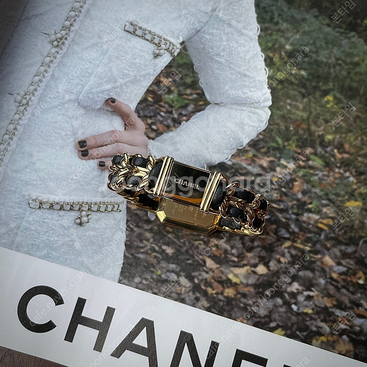 샤넬 프리미에르 쿼츠 20mm 금도금 빈티지 CHANE...--6