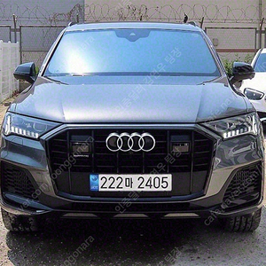 회색 아우디 Q7 중고 아우디 중고 55 TFSI 콰트로 프리미엄 중고차구매 48,577 km