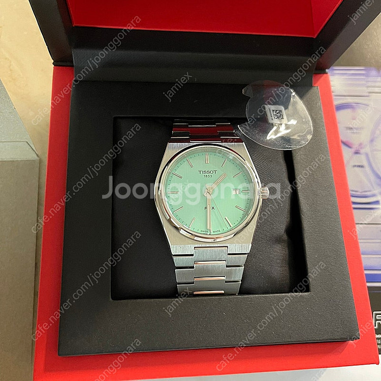 티쏘 Prx 40mm 민트색--0